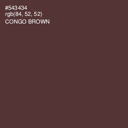 #543434 - Congo Brown Color Image